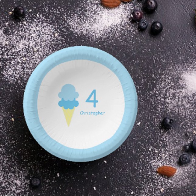 Ice Cream Birthday Paper Bowls (Creator Uploaded)