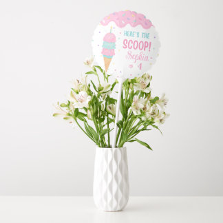Ice Cream Birthday Party Balloon