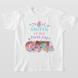 Ice Cream Birthday shirt Sister of the Birthday<br><div class="desc">Celebrate  birthday with this special t-shirt,  special and personalized design</div>