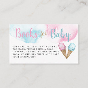 Ice cream books for baby Enclosure Card. Card