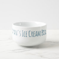 Ice Cream Bowl Funny Gag Novelty Gift