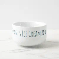 His & Hers Rainbow Ice Cream Bowl Set: Personalized Stoneware - Mail Order  Shoppe Personalized Stoneware