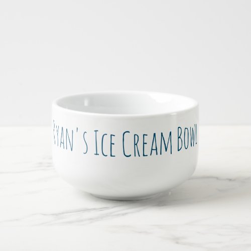Ice Cream Bowl Funny Gag Novelty Gift