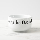 Personalized Ice Cream Bowl –Scoop There it is - Colorful Cereal Mug w –  kenziesboutique1