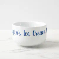 His & Hers Rainbow Ice Cream Bowl Set: Personalized Stoneware - Mail Order  Shoppe Personalized Stoneware