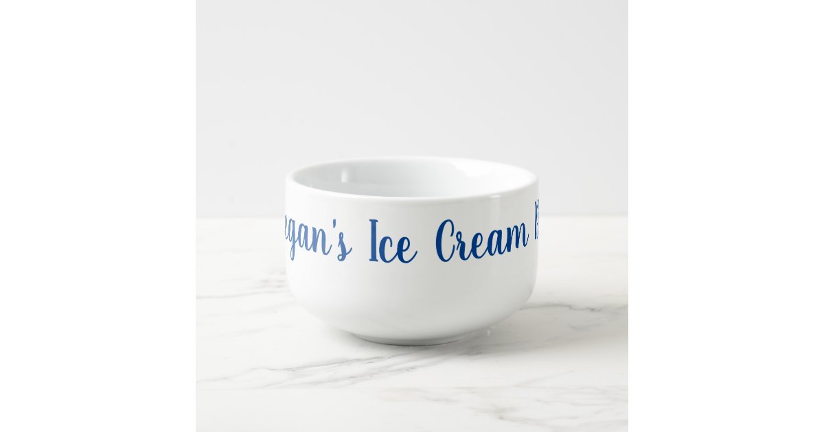 Personalized Bowls, customized cereal bowl, ice cream bowl, soup bowl