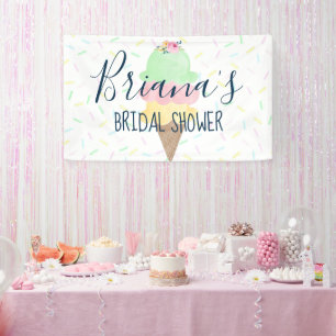 Ice Cream Bridal Shower Banner