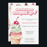 Ice Cream Bridal Shower scooped up Invitation<br><div class="desc">Summer Bridal Shower invitations with ice cream. Personalized with your name and event date.</div>
