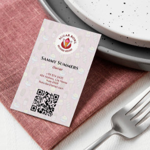 Ice Cream Business   Delicious Dessert Flavors Card