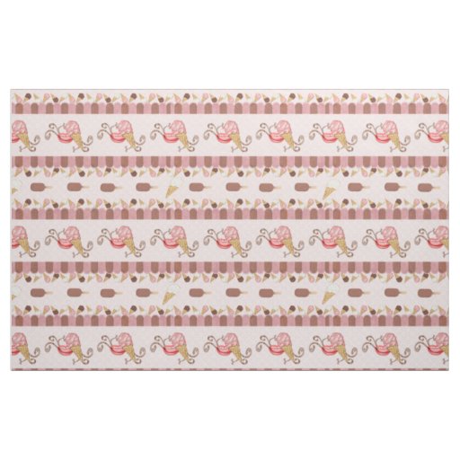 Ice Cream Cafe Fabric
