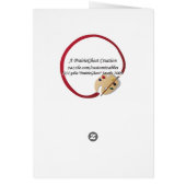 Ice Cream Cake Card (Back)