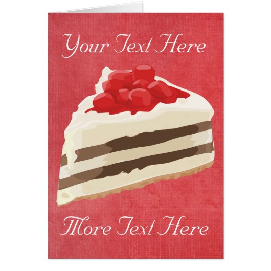 Ice Cream Cake Card (Front)