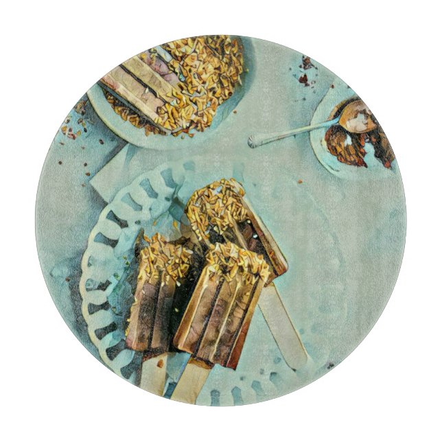 Ice cream cake cutting board (Front)