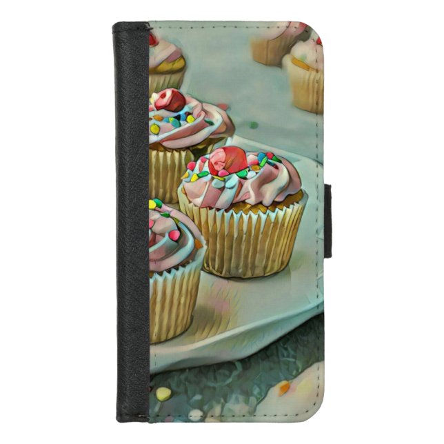 Ice cream cake iPhone wallet case (Front)