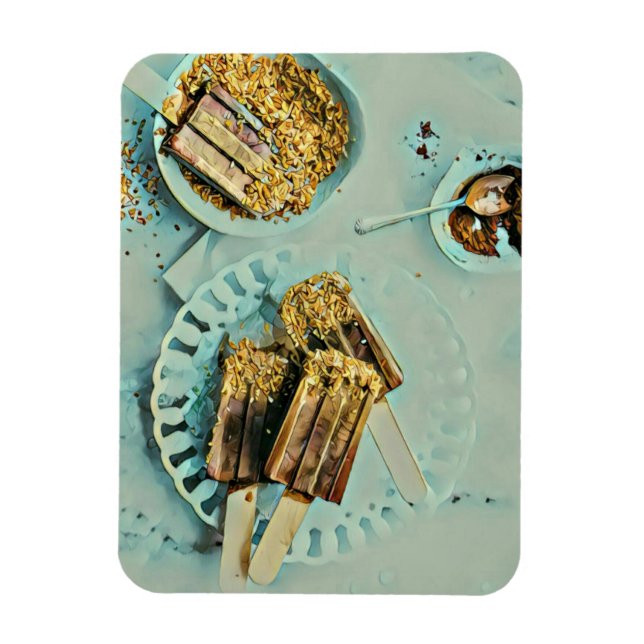Ice cream cake magnet (Vertical)