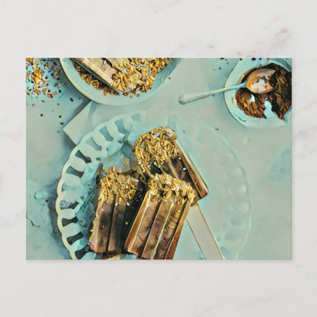 Ice cream cake postcard (Front)