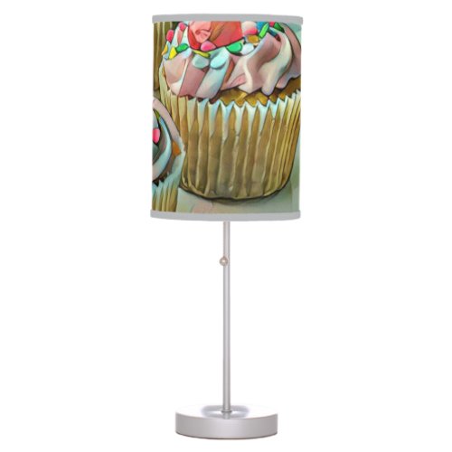 Ice cream cake table lamp