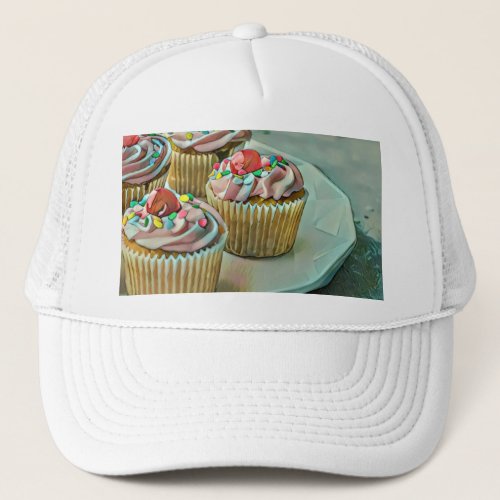 Ice cream cake trucker hat