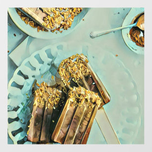 Ice cream cake wall decal