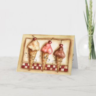 Ice Cream Card