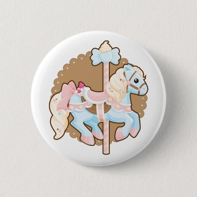 Ice Cream Carousel Button (Front)
