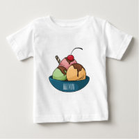 Ice cream cartoon illustration 