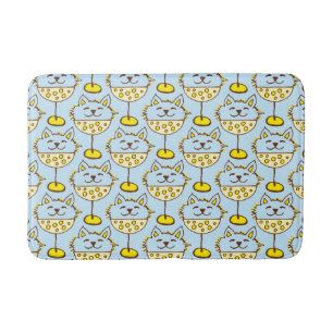 Ice Cream Cats I Bathroom Mat