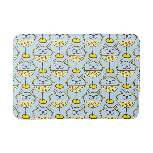 Ice Cream Cats I Bathroom Mat (Front)