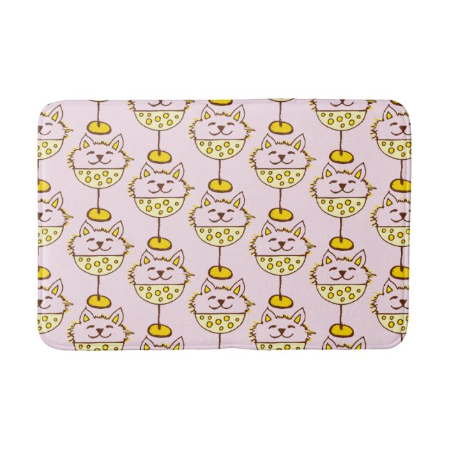 Ice Cream Cats II Bathroom Mat (Front)