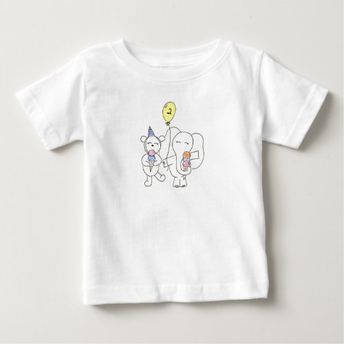 Ice Cream Celebration Baby T_Shirt