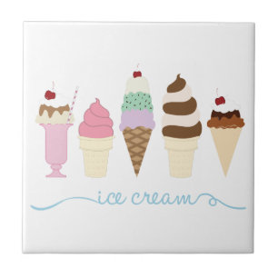 Ice Cream Ceramic Tile
