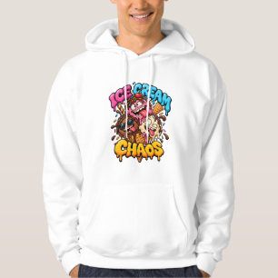 Ice Cream Chaos Graphic Hoodie
