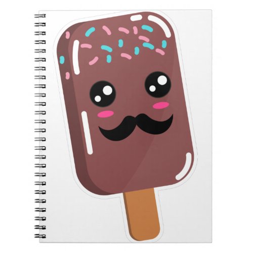 Ice Cream Chocolate Mostacho K Notebook