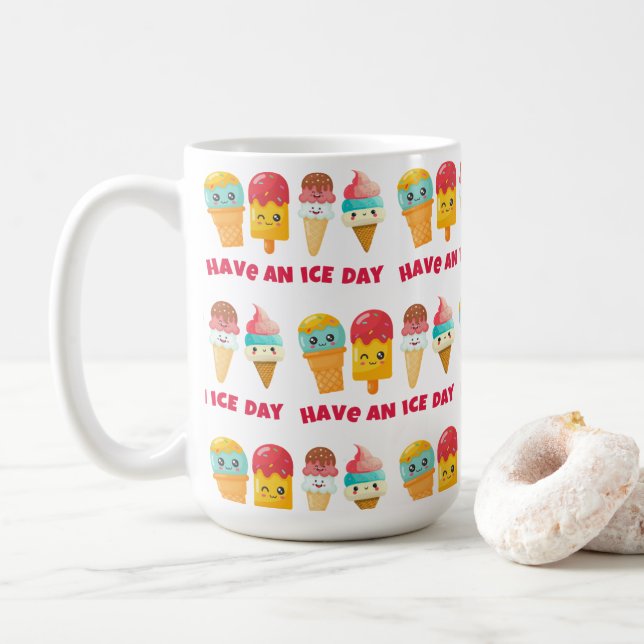 ice cream coffee mug (With Donut)