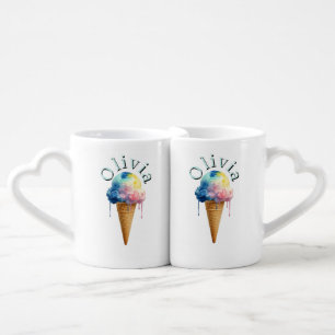 Ice Cream Coffee Mug Set