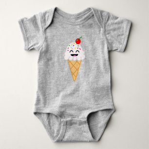 Ice Cream Cone Baby One-Piece Baby Bodysuit