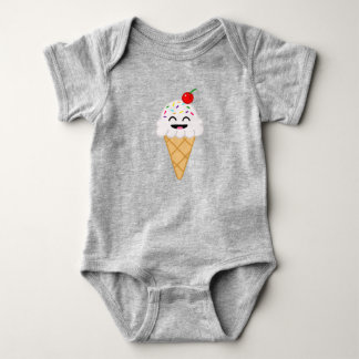Ice Cream Cone Baby One-Piece Bodysuit