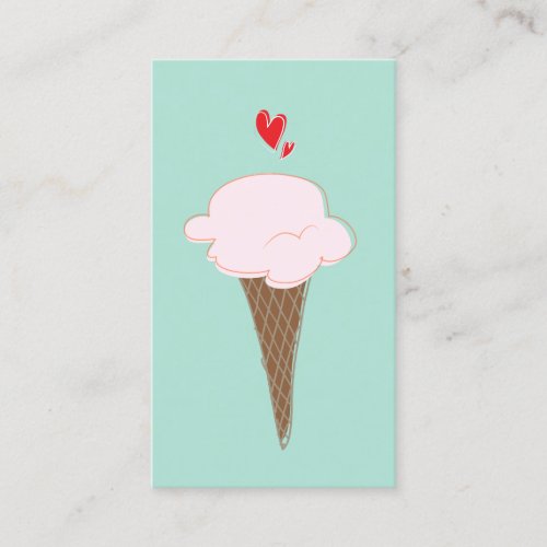  Ice Cream Cone Business Card