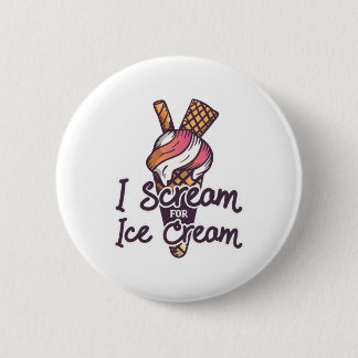 Ice Cream Cone Button