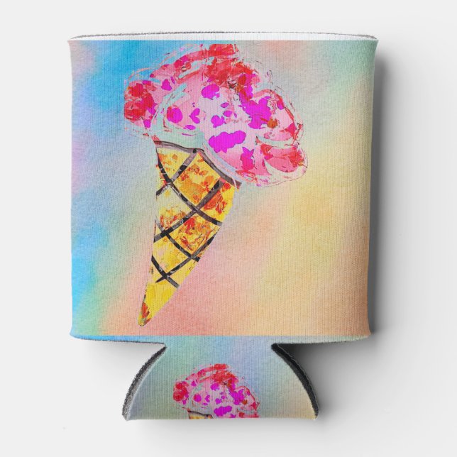 Ice Cream Cone Can Cooler (Front)