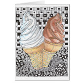 Ice Cream Cone Card (Front)