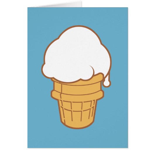 Ice Cream Cone Cards (Front)