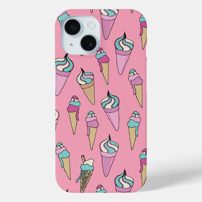 Ice Cream Cone Case-Mate iPhone Case (Back)