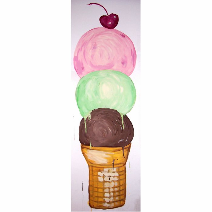 "Ice Cream Cone" Cut Out