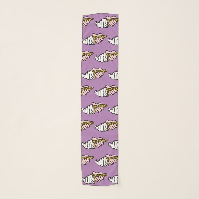 Ice Cream Cone Design Scarf (Front)