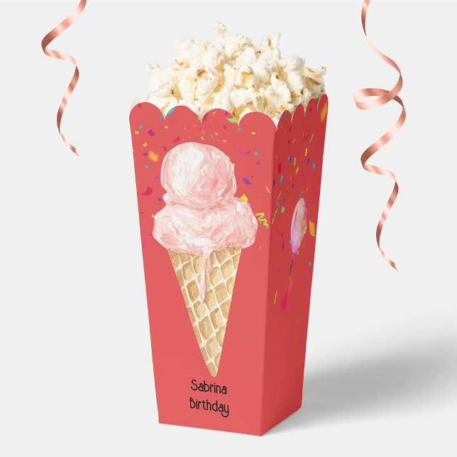 Ice Cream Cone Favor Box (Creator Uploaded)
