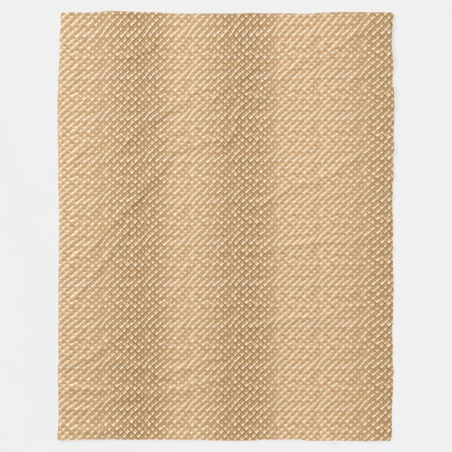 Ice Cream Cone Fleece Blanket (Front)