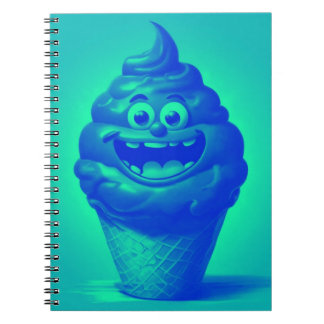 Ice Cream Cone flipped Notebook