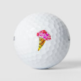 Ice Cream Cone Golf Balls, Zazzle