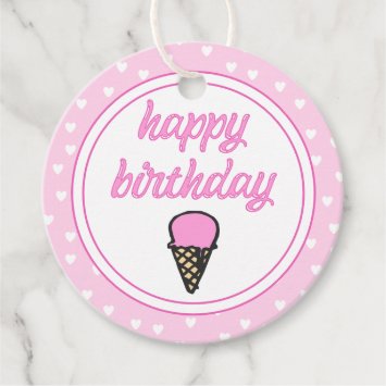 Ice Cream Cone - Happy Birthday